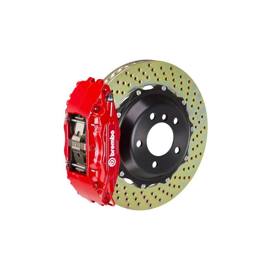 Brembo 2H1.9003A Cadillac Chevrolet GMC Rear GT 4-Pistons Drilled 2-piece Big Brake Kit 380x32mm (Inc. Escalade, Tahoe, Sierra, Yukon)