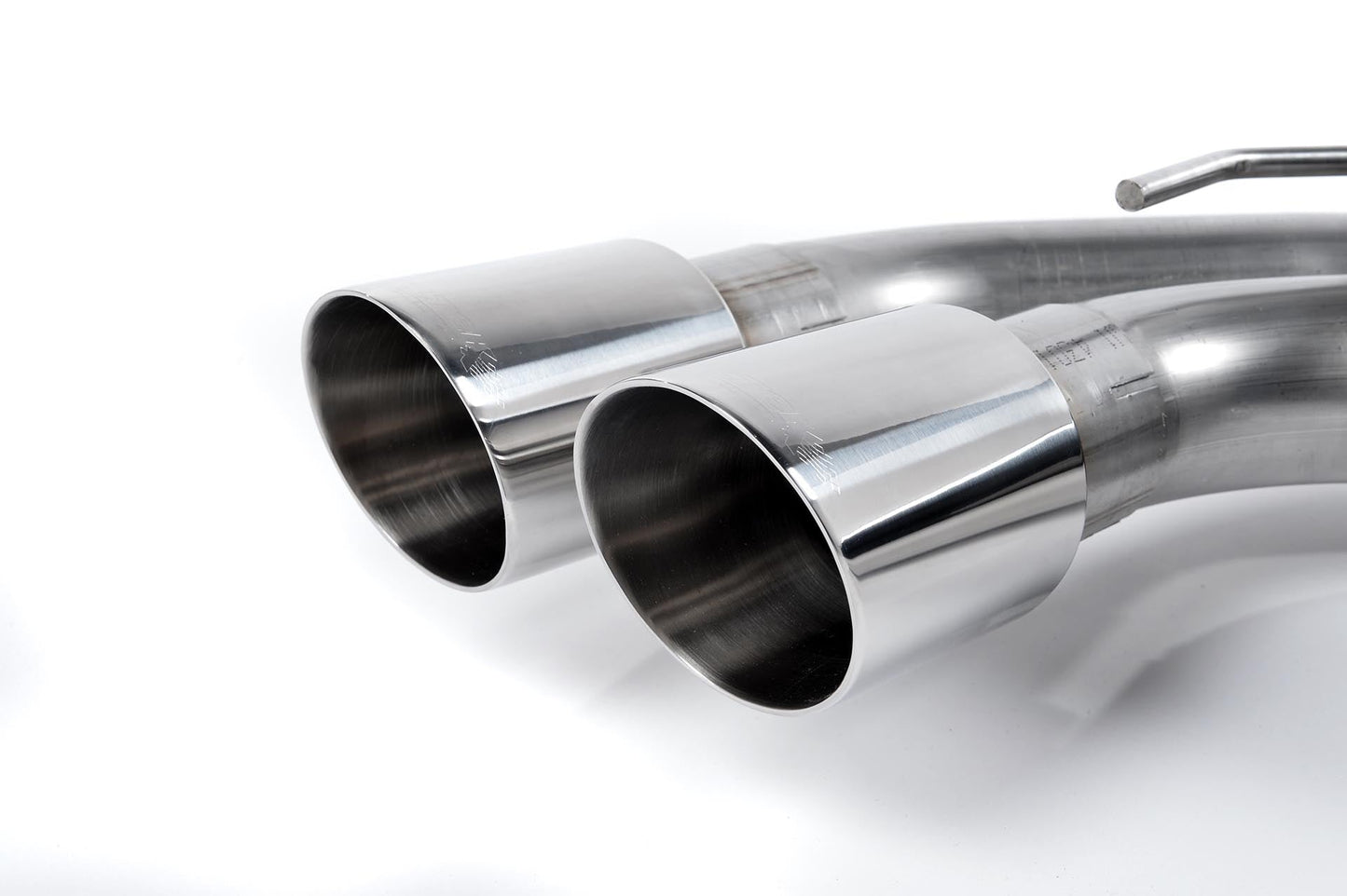 MillTek MCXAU101 Audi Coupe Downpipe-back Resonated with Polished OEM-Style Tips
