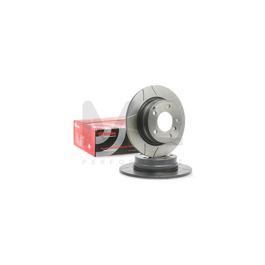 BREMBO MAX LINE 08.5366.76 Brake Disc for BMW 3 Series Slotted, Solid, Coated, with bolts/screws | ML Performance Car Parts