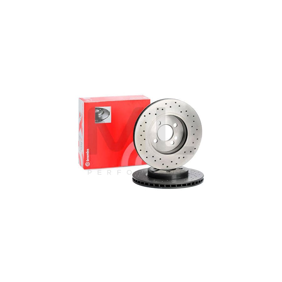 BREMBO XTRA LINE 09.A761.1X Brake Disc Perforated / Vented, Coated, High-carbon | ML Performance Car Parts