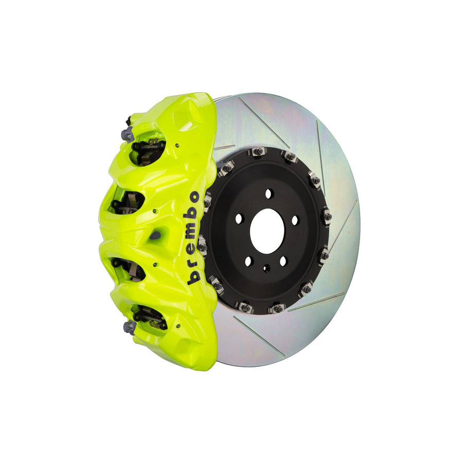 Brembo 1Q2.9623A Cadillac Chevrolet GMC Front GT 8-Pistons Slotted 2-piece Big Brake Kit 412x38mm (Inc. Escalade, 1500)