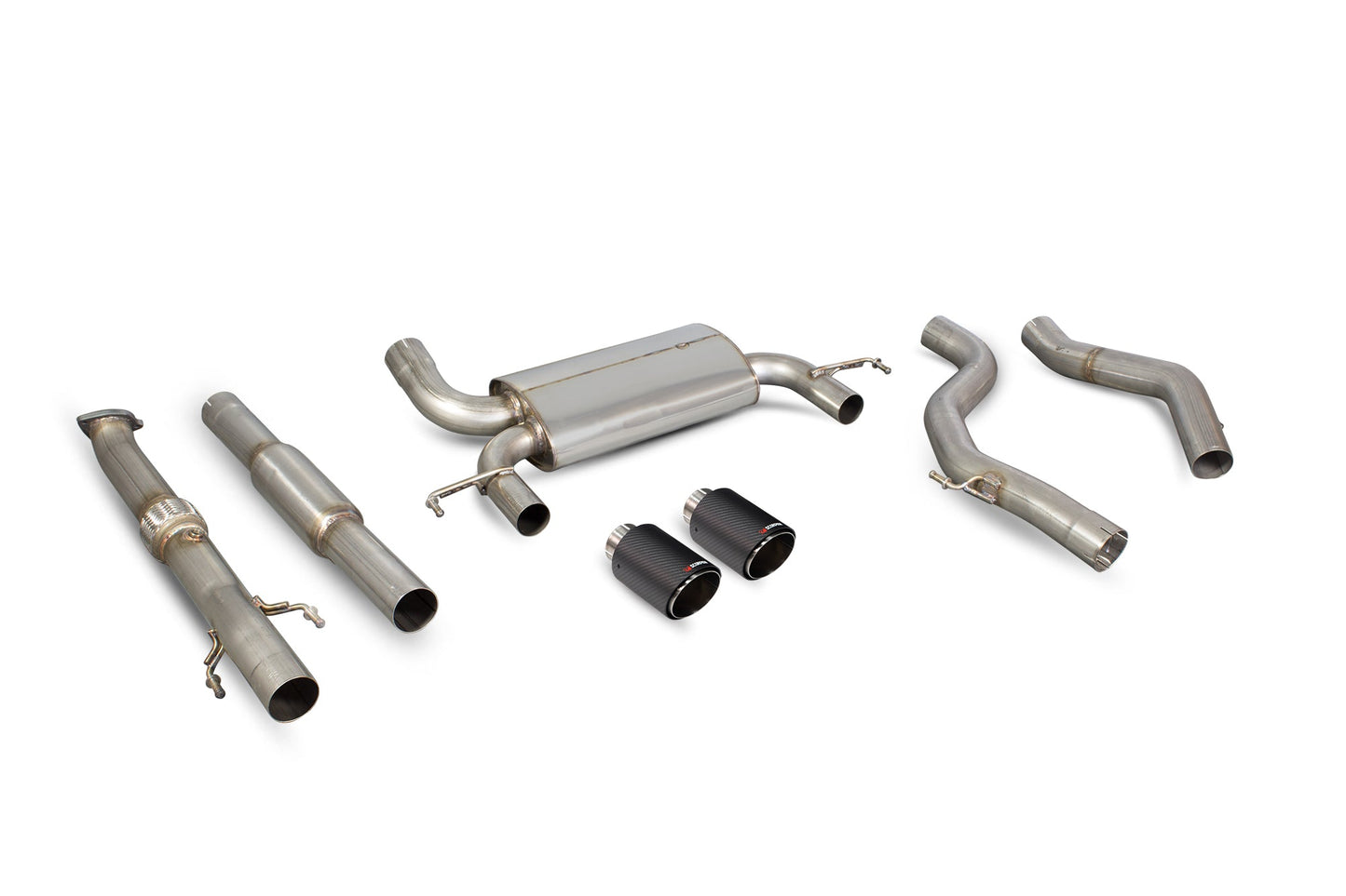 Scorpion SVX064CF Vauxhall Corsa E VXR Resonated Cat-Back System | Casma UK