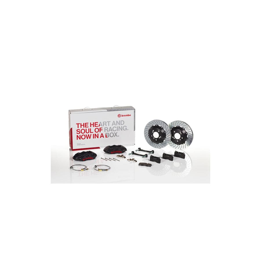Brembo 2P1.8002AS BMW Rear GT-S 4-Pistons Drilled 2-piece Big Brake Kit 345x28mm (Inc. M3) | Casma Car Parts