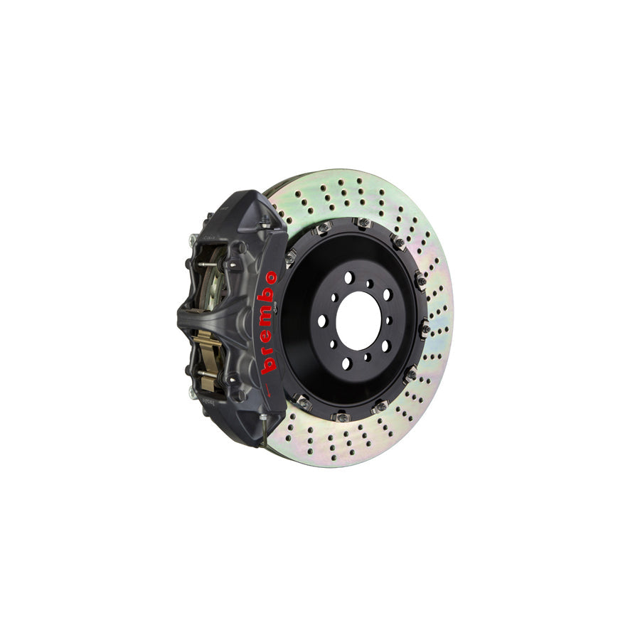 Brembo 1N1.9523AS Porsche Cayenne Front GT-S 6-Pistons Drilled 2-piece Big Brake Kit 405x34mm | Casma Car Parts