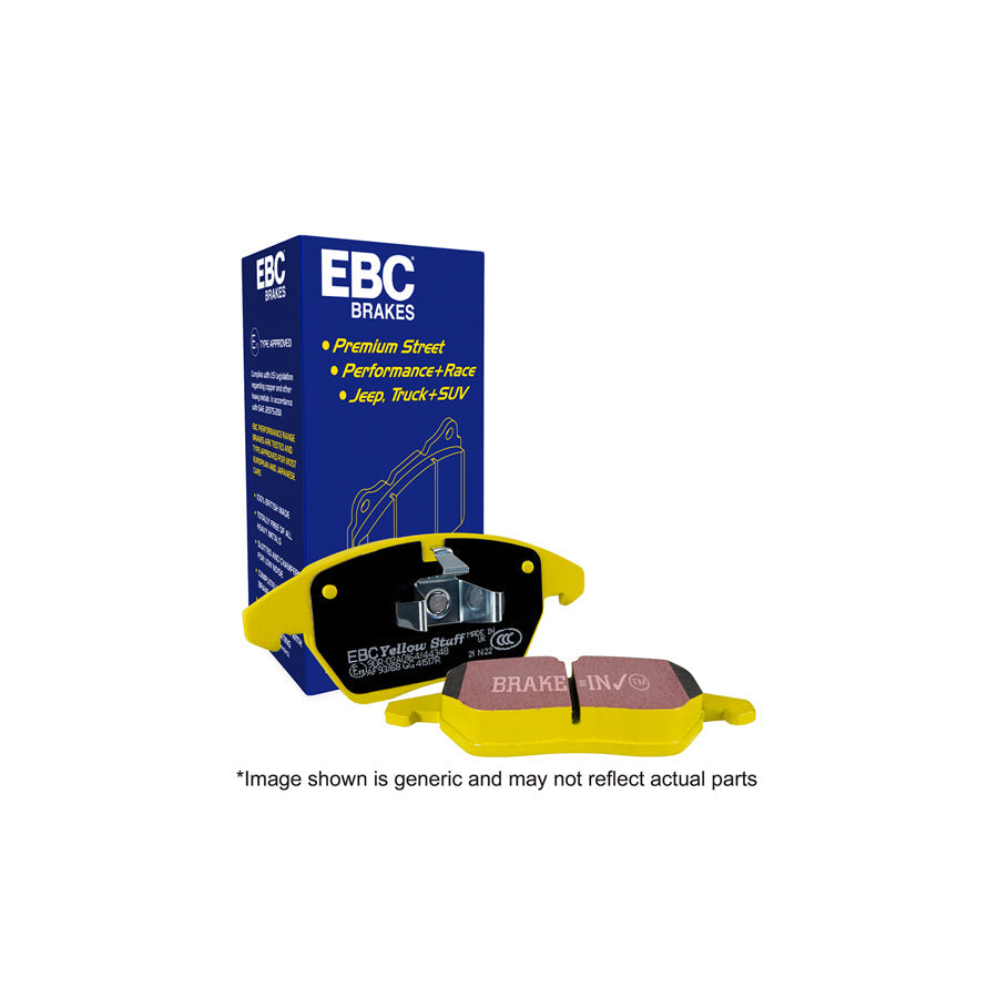 EBC DP43032R Nissan Renault Yellowstuff Front Brake Pads - TRW Caliper (Inc. Qashqai (J11), X-Trail, Kadjar, Koleos 2) 1 | Casma Car Parts