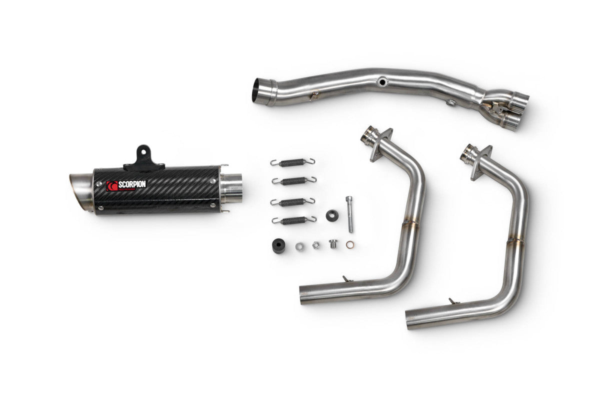 Scorpion KA1019SYSCEM Kawasaki Ninja 400 Rp1-Gp Race System - Carbon Fibre Sleeve | Casma UK