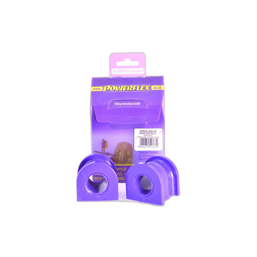 Powerflex PFR25-326-18 Honda Rear Anti Roll Bar Bush 18mm (Inc. CR-V & Civic) | Casma Car Parts