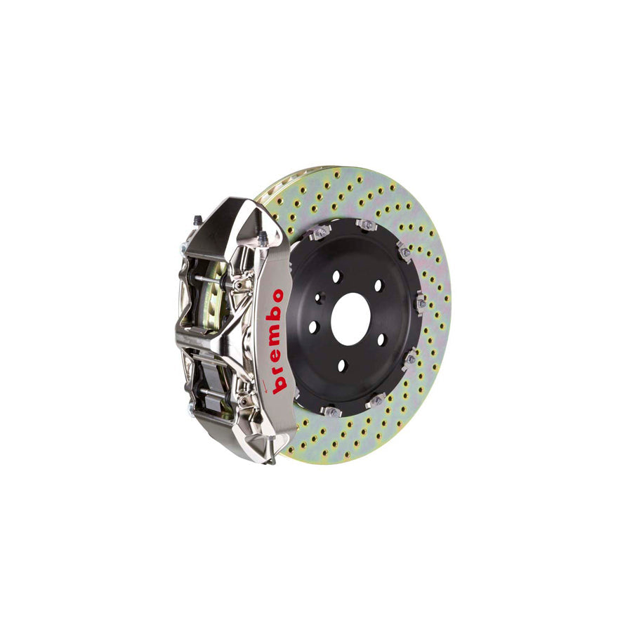 Brembo 1N1.9004AR Chrysler Dodge Front GT-R 6-Pistons Drilled 2-piece Big Brake Kit 380x34mm (Inc. 300, Challenger, Charger, Magnum) | Casma Car Parts