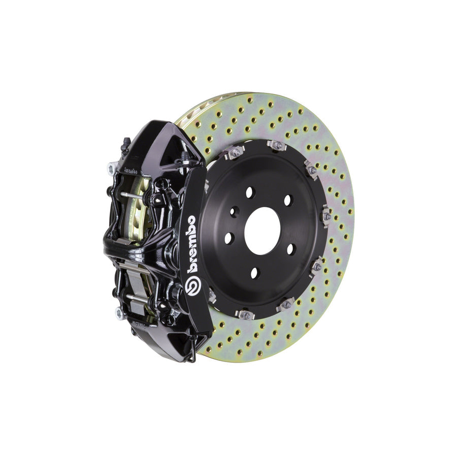 Brembo 1N1.9032A Audi A6 Front GT 6-Pistons Drilled 2-piece Big Brake Kit 380x34mm