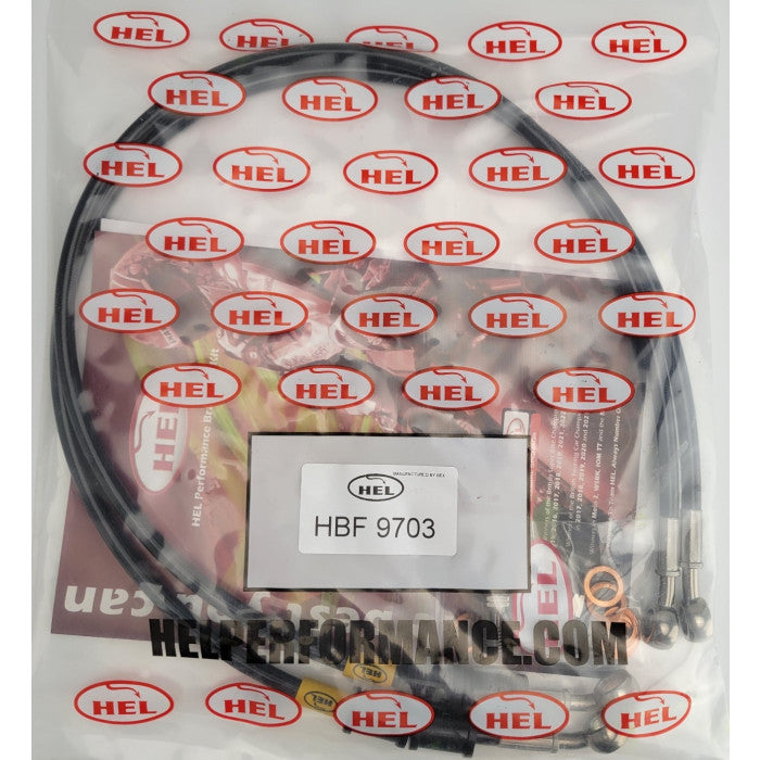 HEL Performance CL-HBF9703 Full Length Race Brake Lines Stainless Steel Braided FRONTS ONLY | ML Performance Car Parts
