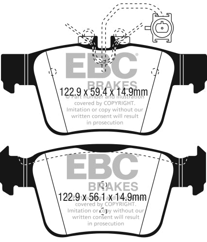 EBC DP52315NDX BLUESTUFF RACE BRAKE PADS
