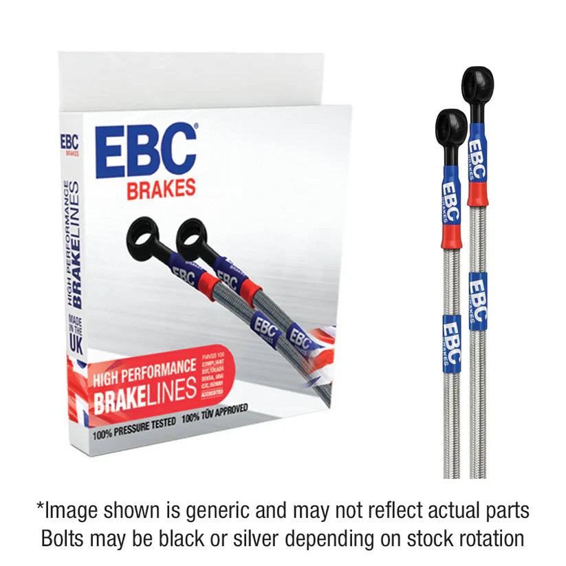 EBC BLA12742L Braided Steel Brake Lines - Fronts