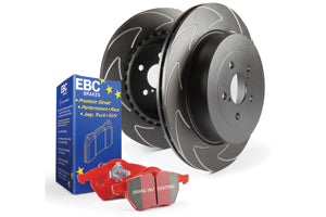 EBC Ford Mustang 5th Generation Rear Redstuff Pad & Blade Sport Disc Kit - Casma