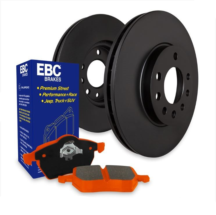 EBC Nissan Orangestuff Race Rear Brake Discs & Pads (Inc. R32 Skyline, R33 Skyline, Z32 300ZX & GZ32 300ZX) - Supercar Parts UK