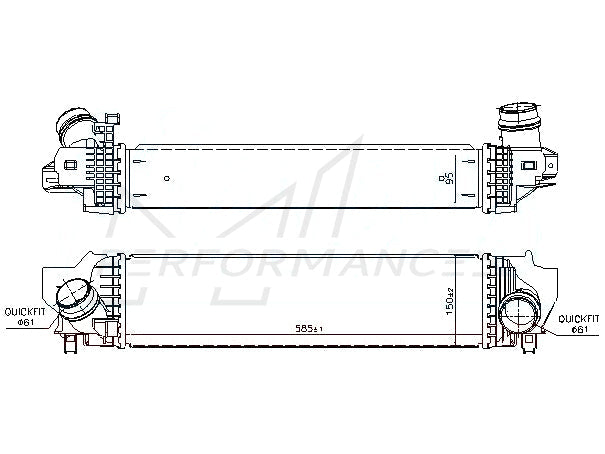 Forge MINI F54 F56 F60 Uprated Intercooler (Cooper S & Cooper D) - Casma