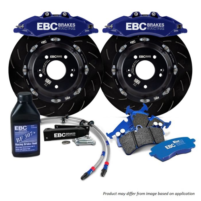 EBC BBK041BLK1 Big Brake Kit Front 355x32mm Curved Slotted Apollo6 Black