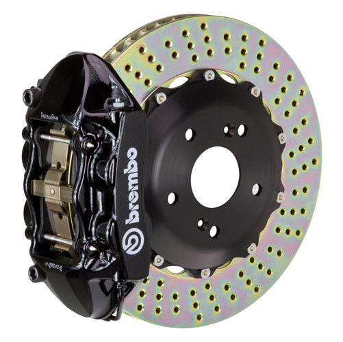Brembo 2P-.6009A 4-Piston Monobloc Calipers 328x28mm (12.9") 2-Piece Discs Brake Disc (Rear)