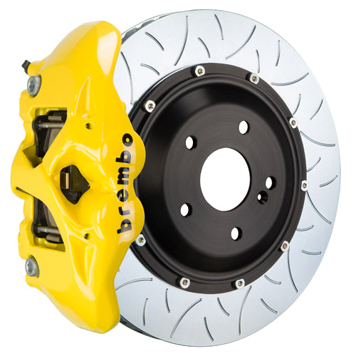 Brembo 2S-.9001A 4-Piston Cast Monobloc Calipers 380x28mm (15'') 2-Piece Discs Brake Disc (Rear)