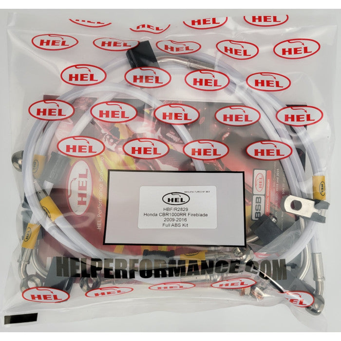 HEL Performance CL-HBK2829 Stainless Steel Braided Brake Lines (Flexible ABS Replacements) | ML Performance Car Parts