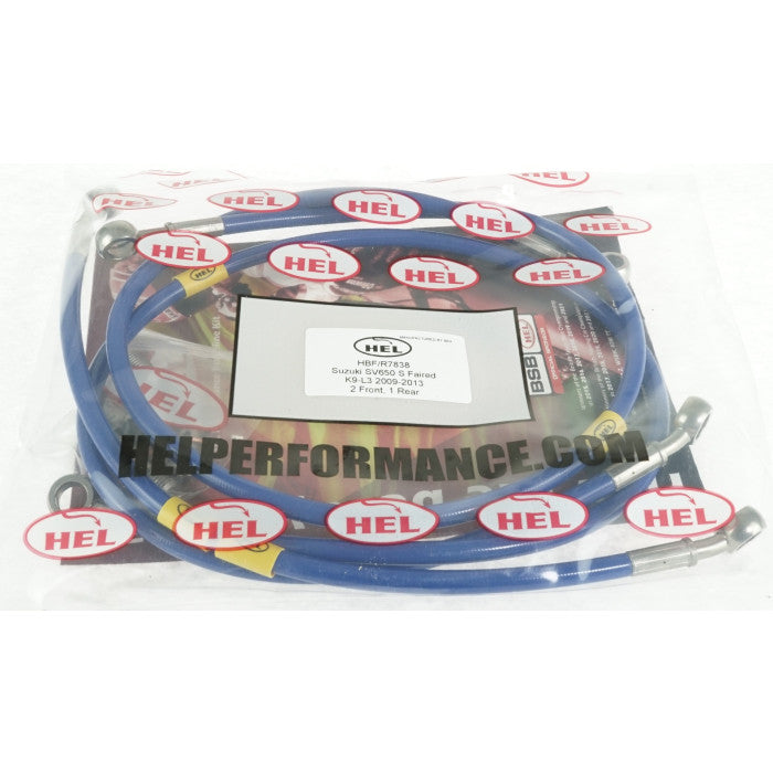 HEL Performance CL-HBK7838 Full Length Race Braided Brake Lines | ML Performance Car Parts