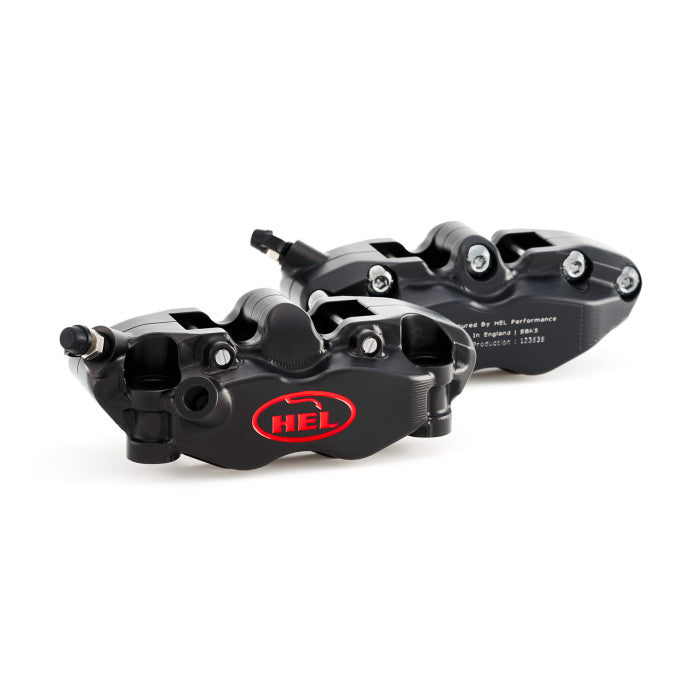 HEL Performance HC2-108-32-32 V2 108mm Solid Billet 4 Piston Front Radial Brake Calipers with Flat Back | ML Performance Car Parts