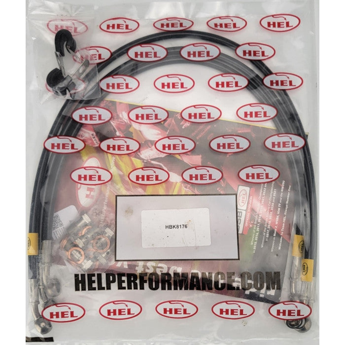HEL Performance CL-HBK8176 Full Length Race Brake Lines Stainless Steel Braided | ML Performance Car Parts