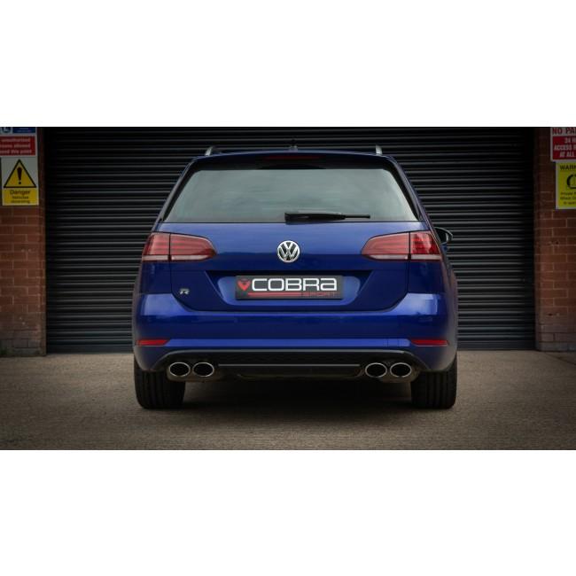 Cobra Exhaust VW Golf R (Mk7) Estate 2.0 TSI (12-18) Resonator Delete Performance Exhaust