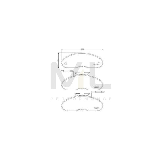 Brembo P 56 019 Brake Pad Set | ML Performance Car Parts