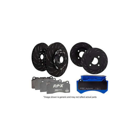 EBC P2DK036RPX Honda Civic Full Vehicle Kit RPX Full Race Pads & 2-Piece Fully-Floating Discs - ATE Caliper 1 | Casma Car Parts