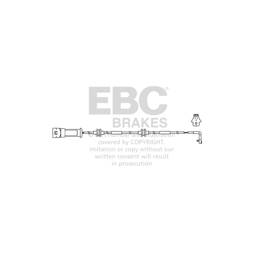 EBC EFA134 Opel Vauxhall Omega Front Wear Leads - ATE Caliper 1 | Casma Car Parts