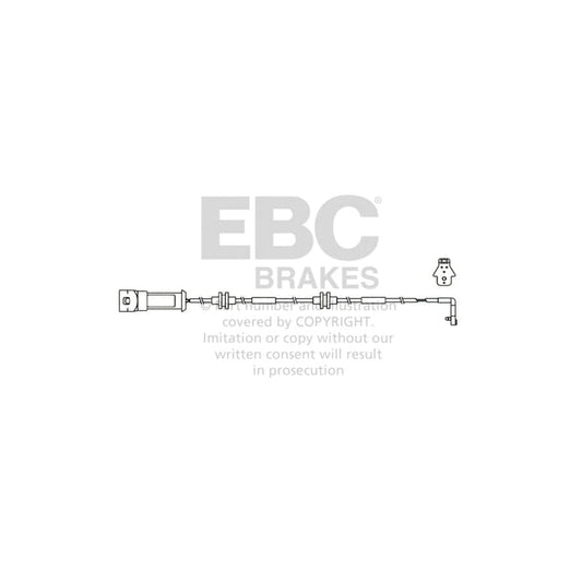 EBC EFA134 Opel Vauxhall Omega Front Wear Leads - ATE Caliper 1 | Casma Car Parts