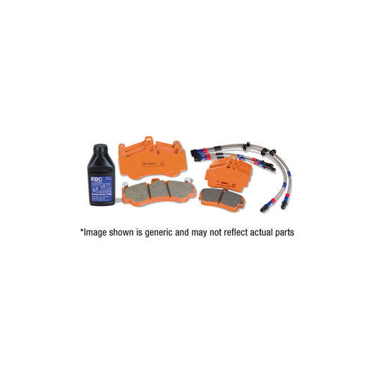 EBC PLK1184R Porsche 944 Orangestuff Pads and Brake Line Track Pack - Brembo Caliper 1 | Casma Car Parts