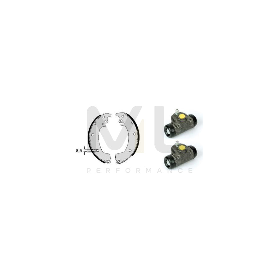 BREMBO STANDARD KIT H 68 028 Brake Shoe Set for RENAULT TRAFIC Ã˜: 255mm | ML Performance Car Parts