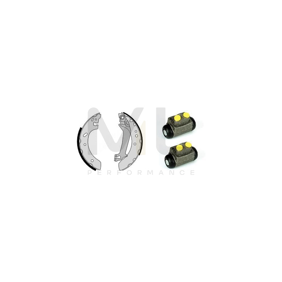 BREMBO STANDARD KIT H 24 046 Brake Shoe Set for FORD FIESTA Ã˜: 203mm | ML Performance Car Parts