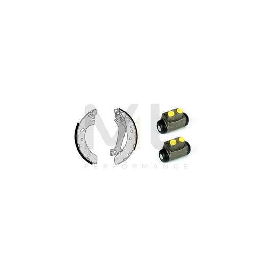 BREMBO STANDARD KIT H 24 046 Brake Shoe Set for FORD FIESTA Ã˜: 203mm | ML Performance Car Parts