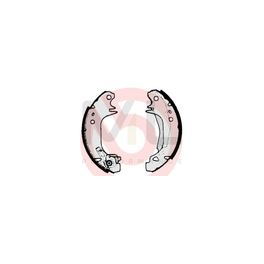BREMBO S 61 515 Brake Shoe Set for CITROÃ‹N Visa Hatchback with handbrake lever | ML Performance Car Parts