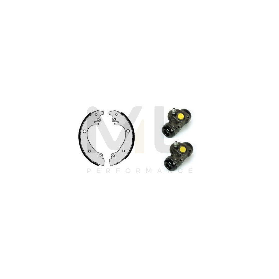 BREMBO STANDARD KIT H 61 028 Brake Shoe Set Ã˜: 255mm | ML Performance Car Parts