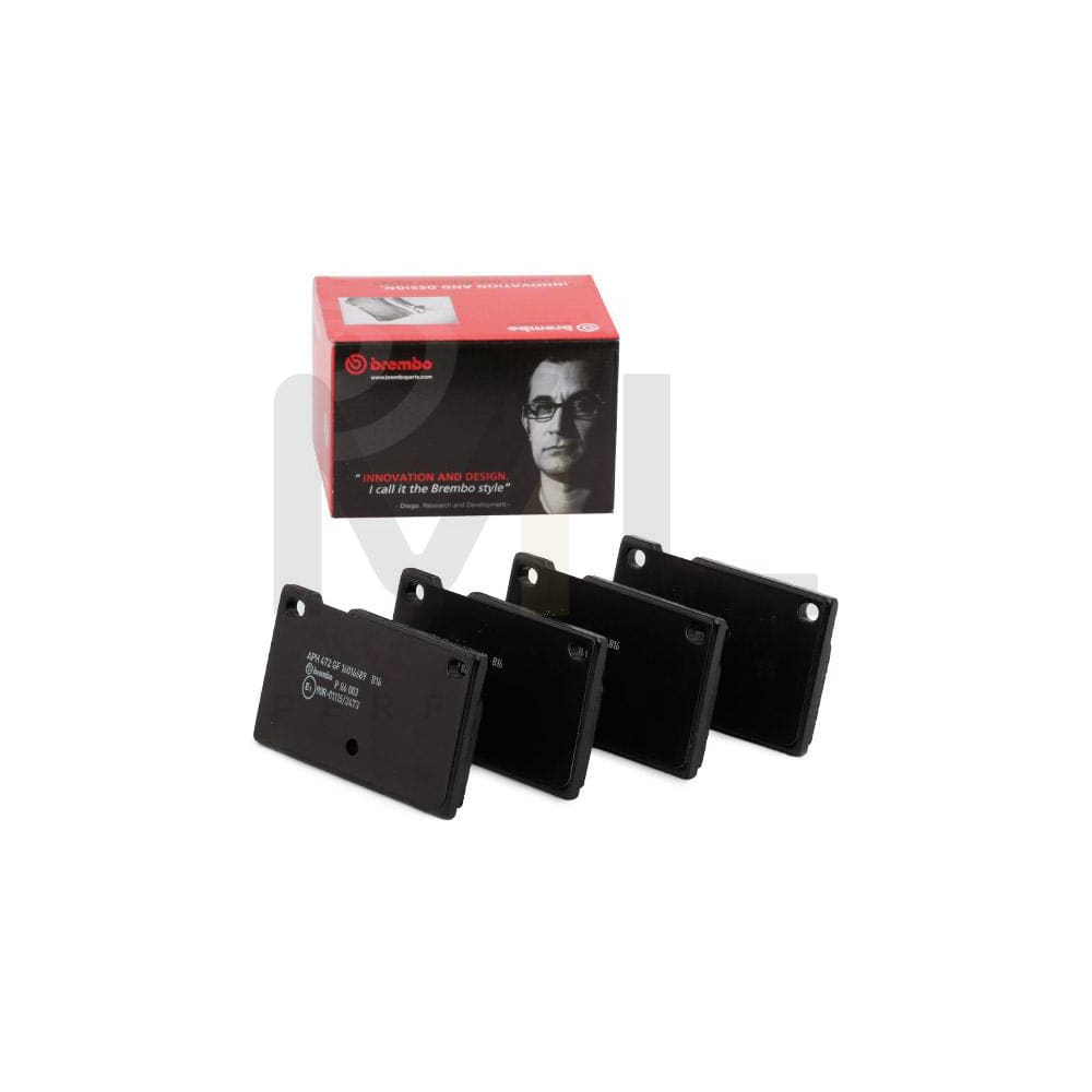 Brembo P 86 003 Brake Pad Set Excl. Wear Warning Contact | ML Performance Car Parts
