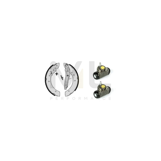 BREMBO STANDARD KIT H 61 032 Brake Shoe Set Ã˜: 255mm | ML Performance Car Parts