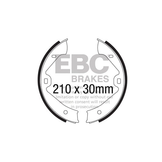 EBC 6701 Porsche VW Cayenne Rear Brake Shoes 1 | Casma Car Parts