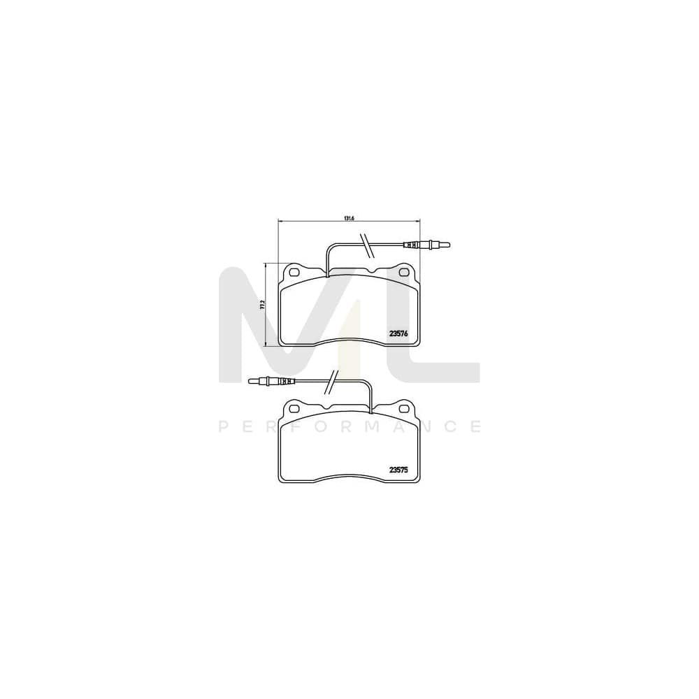 Brembo P 23 082 Brake Pad Set | ML Performance Car Parts