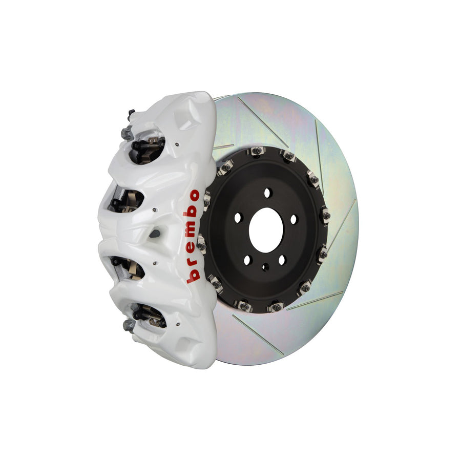 Brembo 1Q2.9623A Cadillac Chevrolet GMC Front GT 8-Pistons Slotted 2-piece Big Brake Kit 412x38mm (Inc. Escalade, 1500)