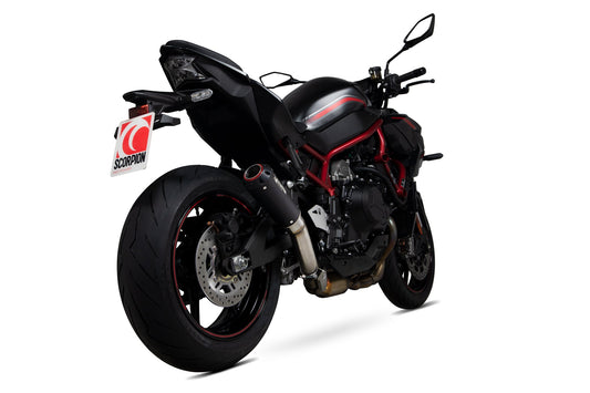 Scorpion PKA135BCER Kawasaki Z H2 Red Power Slip-On - Black Ceramic Coated Sleeve | Casma UK