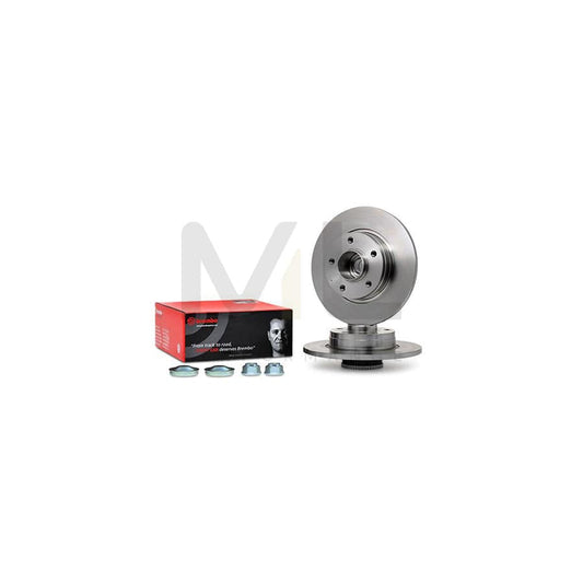 BREMBO BEARING DISC LINE 08.9597.17 Brake Disc Solid, with ABS sensor ring, with wheel bearing set | ML Performance Car Parts