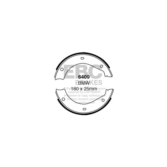 EBC 6409 BMW Rear Brake Shoes 1 | Casma Car Parts