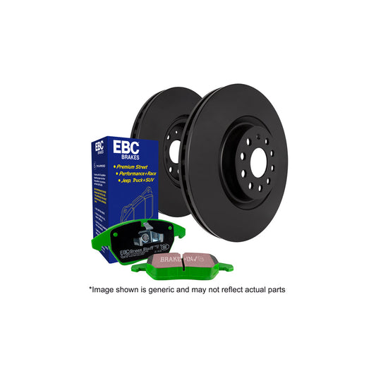 EBC PD01KF1146 Opel Vauxhall Corsa C Greenstuff Front Brake Pad & Plain Disc Kit  1 | Casma Car Parts
