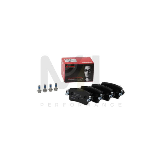 Brembo P 59 040 Brake Pad Set With Acoustic Wear Warning, With Brake Caliper Screws | ML Performance Car Parts