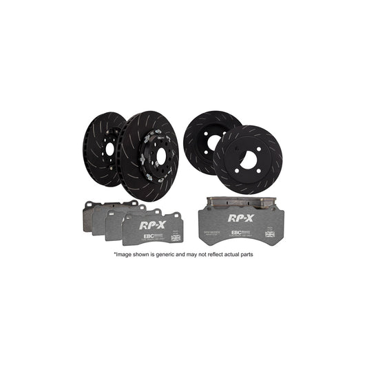 EBC P2DK037RPX Mitsubishi Lancer Evo 10 Full Vehicle Kit RPX Full Race Pads & 2-Piece Fully-Floating Discs - Brembo Caliper 1 | Casma Car Parts