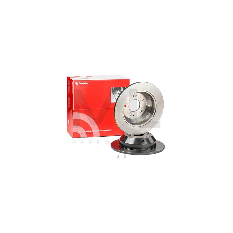 BREMBO COATED DISC LINE 08.B605.11 Brake Disc Solid, Coated, High-carbon | ML Performance Car Parts