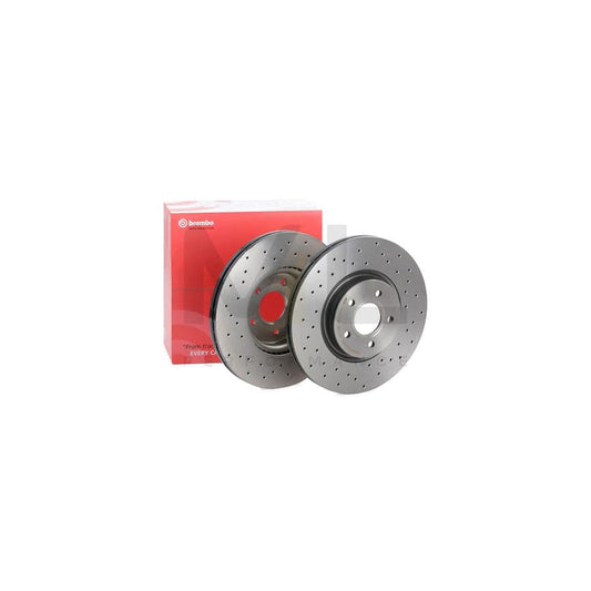 BREMBO XTRA LINE 09.A728.1X Brake Disc Perforated / Vented, Coated, High-carbon | ML Performance Car Parts